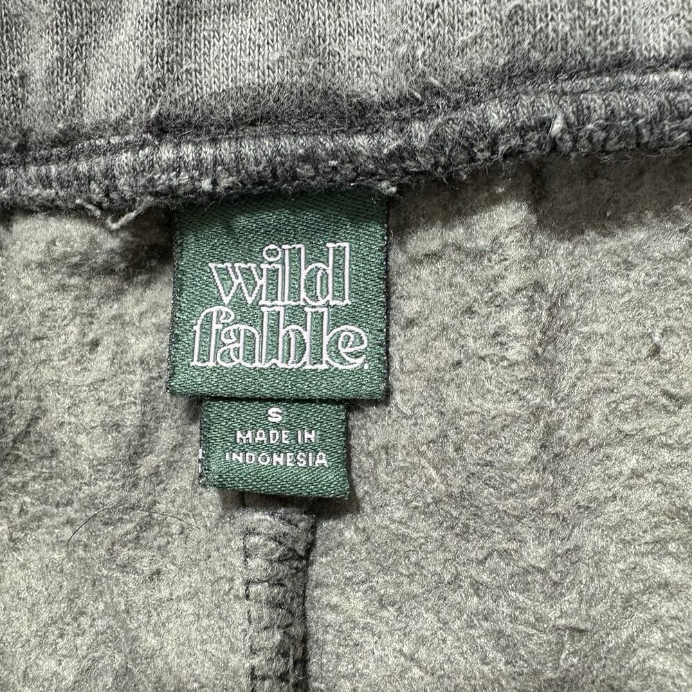 Wild Fable Women’s Small Tapered Sweatpants Camo Green Drawstring Joggers Pants - Picture 4 of 11